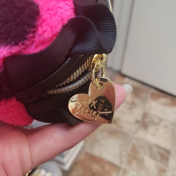Betsey Johnson Plush Cosmetic Bag - Picture 3 of 4